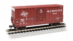 Bachmann 18255 Hi-cube Boxcar Milwaukee Road 4603. Fixed Price $43.00.