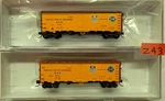 Intermountain R-40-23-REFRIGERATOR Car Pfe Black & White Pack Scale. Fixed Price $54.00.