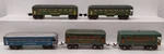 Lionel Assorted Vintage Prewar Passenger Cars: 607, 608, 1631, 2640,& 2641 5. Fixed Price $99.99.