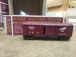 Vtg O-27 Gauge Line Trains #64260 M.k.t The Katy Box Car Rail Road. Fixed Price $24.95.