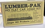 Jaeger Ho Products # 400 Lumber-pak Flat Car Load Kit Georgia-pacific Nib. Fixed Price $22.00.
