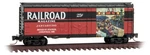 Micro-trains Mtl Z-scale 40FT Box Car Railroad Magazine Series #11 January 1945. Fixed Price $24.79.