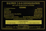 Weaver #18025 2-RAIL Scale Baldwin 2-8-0 Consolidation, Conv., Smoke, No Sound. Fixed Price $495.00.