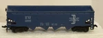 Scale Tyco 4 Bay Open Hopper Bm #12608 Blue In The Box. Fixed Price $5.95.