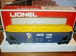 Lionel Morton Salt Hopper Rolling Stock 6-9114. Fixed Price $41.81.