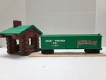 Lionel Gauge 6-26192 Great Western Railroad Boxcar W/ Lincoln Logs. Fixed Price $35.96.