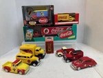 Coca-cola Scale Lot Of 10: 9 Trucks W/ Diet Coke Vending Machine (ma. Fixed Price $84.00.