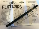Athearn Ho 85' 86' Flat Car Part #20012 - Lower Underframe Tofc/intermodal. Fixed Price $8.97.