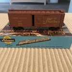 Athearn Ho 5012 Union Pacific U.p. 184241 40' Box Kit Built. Fixed Price $9.94.