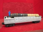 Lionel Gauge Santa Fe Atsf #356225 Barrel Dump Car Works... Fixed Price $16.95.