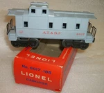 Lionel Postwar Scarce 6017-185 Gray At & Sf Caboose Excellent Htf Original Box. Fixed Price $65.00.