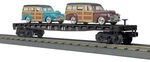 Mth 30-76641 Railking Detroit Toledo & Ironton Flat Car W/ 48 Ford Woodys New. Fixed Price $79.00.