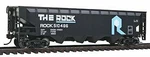Walthers Trainline 1423 Scale Offset Hopper Ready To Run -- Rock Island. Fixed Price $24.99.