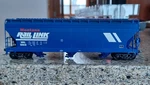 INTERMOUNTAIN-HO-ACF-4650 CF-3BAY Hopper-montana Rail Link-car #50031-47036-09. Fixed Price $50.00.