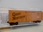 Micro TRAINS-#20190-GREAT Northern -40' Boxcar #18007 -n Scale. Fixed Price $18.00.