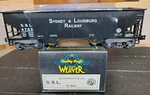 Weaver Ultra Line, SL-9822, Sydney Louisburg, S&l 2-BAY Coal Hopper, Nib (F29). Fixed Price $40.00.