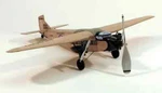 Dumas Ford Tri-motor Rubber Power Kit# 210 Walnut Scale Wing Span 17 1/2". Fixed Price $23.99.
