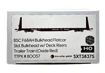 Ho Scaletrains Rivet Counter Trailer SXT38375 Bulkhead Flat Car Ttpx 80057. Fixed Price $74.99.