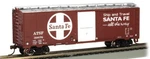 Bachmann 16012 Ho Santa Fe Flour Only 40' Boxcar #139876. Fixed Price $31.44.