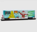 Micro-trains Mtl N-scale 60" Boxcar Micro-mouse 2025 Christmas Holiday Unlit. Fixed Price $26.69.