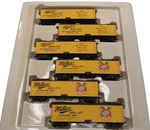 Walthers Miller Brewing Milwaukee Beer 40' Ice Reefers 6 Pack. Knuckle Couplers. Fixed Price $70.00.