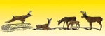 Woodland Scenics 2185 Scale Accents White-tail Deer PKG(6). Fixed Price $17.99.