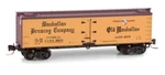Z Scale Manhatten Brewing Co. 40' Wood Reefer Micro-trains Mtl# 518 00 280. Fixed Price $28.69.