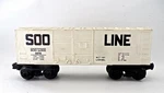 Lionel Scarce 9376 Soo Line Double Door Boxcar Low Ship. Fixed Price $38.50.