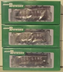 Bowser Scale 43283, 84, 85 Soo Line 70 Ton Covered Hopper Cars Pack New. Fixed Price $79.95.