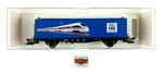 PR527 Fleischmann 82 5235 - Platform Wagon With Container "50 Jahre H0". Fixed Price $22.40.