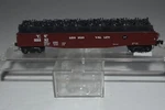 Scale Mtl Lehigh Valley 50' Gondola With Load 33327 C49055. Fixed Price $19.99.