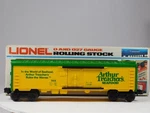 Lionel 6-7512 O-gauge 1982 Arthur Treachers Billboard Reefer Car Nib. Fixed Price $34.99.
