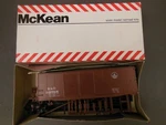 Ho Scale Mckean Models Baltimore & Ohio 291785 40' PS-1 Box Car Kit. Fixed Price $19.99.
