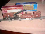 K-line Crane #6803 + Boom Car 6852 Western Maryland 0-027. Fixed Price $65.00.