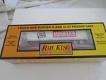 Nib King By Mth "o" 027 Modell's Flat Car W/trailer. Fixed Price $64.23.