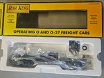 Mth Railking 30-7926 Conrail Operating Depressed Flatcar W/ Searchlight Gauge. Fixed Price $39.00.