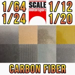 Scale Motorsport Carbon Fiber Waterslide Decal 1/12 1/24 1/64 For Hot. Fixed Price $13.99.