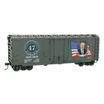 Ho Accurail/micro-trains Mtl Kit 3100-001 Donald Trump 2025 Presidential Box Car. Fixed Price $44.99.