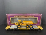 Mth 20-98499 Ttux 47' Heavy Duty Flat W Volvo A25C Articulated Hauler Lnib. Fixed Price $119.00.