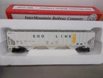 Intermountain Soo Line 3-BAY Covered Hopper Car # 75119 -rtr Scale. Fixed Price $35.00.