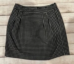 The Limited Size 4 Black & White Polka Dot A-line Skirt Lined Msrp $59.95 Euc!. Fixed Price $16.00.