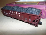 Mth Premier 20-97403 Union Pacific Bay Hopper With Coal Load + Box. Fixed Price $30.00.