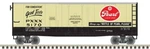 Atlas Trainman 50006496 40' Plug Door Boxcar Pearl Lager Rd# 5134. Fixed Price $24.00.