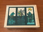 Burial Brewing Brewery Beer Stout Wooden Box David Paul Seymour Art Owl Skulls. Fixed Price $80.00.