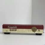Vtg Tyco Ho Scale Campbells Soup Double Door Boxcar #50196 Train 8.5. Fixed Price $10.18.