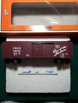Lionel #6-52176 Burlington Boxcar. Fixed Price $39.00.