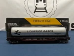 K-line Erie #7222 Flat Car W/ Bulkheads And Linde Tank Load K691-1511 New. Fixed Price $49.99.