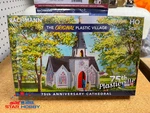 Bachmann 45195 75TH Anniversary Plasticville Cathedral Ho Scale. Fixed Price $25.00.