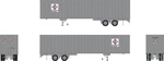 Rapido Trains 403020 Ho El 40' Fruehauf Exterior-post Volume Van #205131. Fixed Price $33.15.
