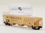 Z-scale Freudenreich Milwaukee PS-2CD Covered Grain Hopper Metal ZF326Y. Fixed Price $269.99.